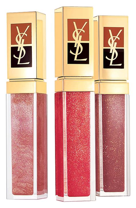 ysl lip gloss gold|More.